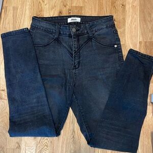 JBD: Triangle Detail Black Skinny Jean